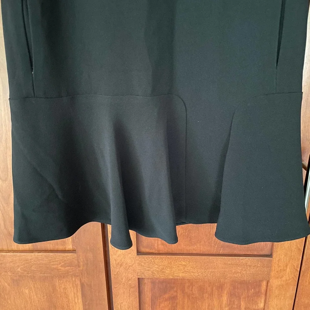 Chloe Shift Dress Three Quarter Sleeves Black Size 34 FR 2 US - Picture 4 of 10